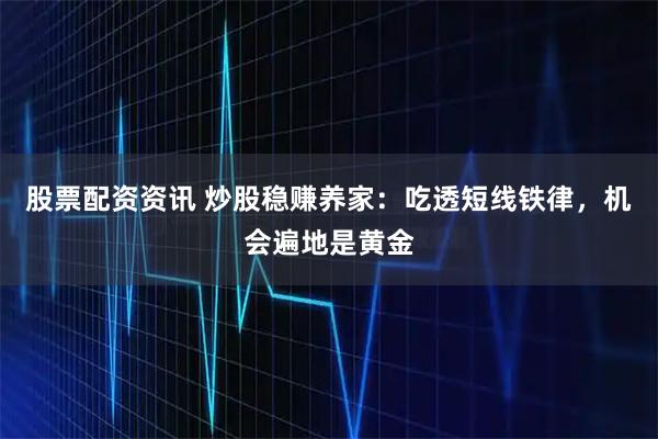 股票配资资讯 炒股稳赚养家：吃透短线铁律，机会遍地是黄金